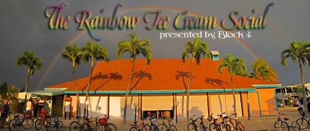 The Ice Cream Rainbow in the Pavilion
